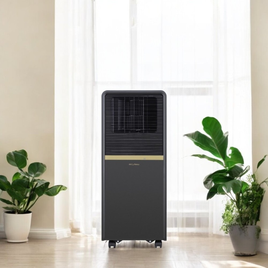 Stylies - Pārvietojamais gaisa kondicionieris POLARIX 1000W/230V 9000 BTU melns + tālvadības pults
