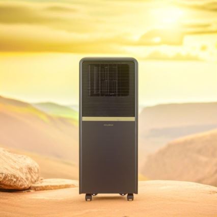 Stylies - Pārvietojamais gaisa kondicionieris POLARIX 1000W/230V 9000 BTU melns + tālvadības pults