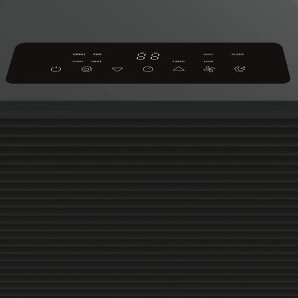 Stylies - Pārvietojamais gaisa kondicionieris POLARIX 1000W/230V 9000 BTU melns + tālvadības pults