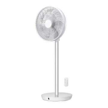 Stylies - Statīvais ventilators TUKAN 25 W/230 V, 60 cm, balts + tālvadības pults