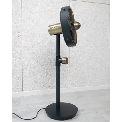 Stylies - stāvošais ventilators URANUS 35W/230V 94 cm melns