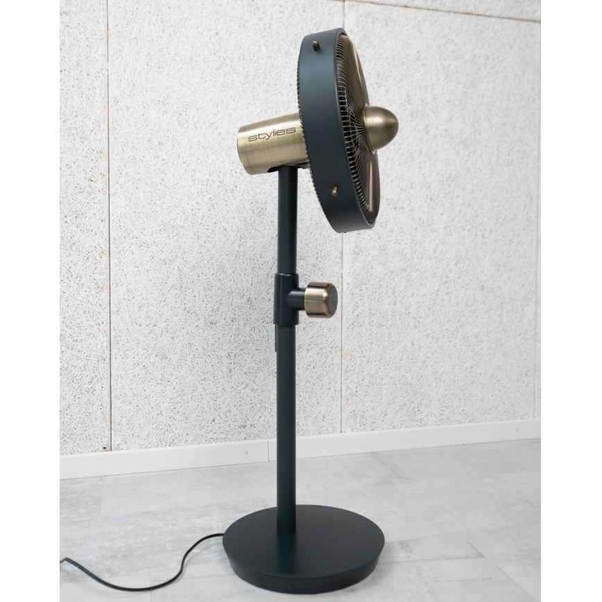 Stylies - stāvošais ventilators URANUS 35W/230V 94 cm melns
