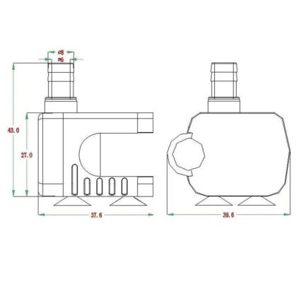 Sūknis 5-12V 200l/stundā