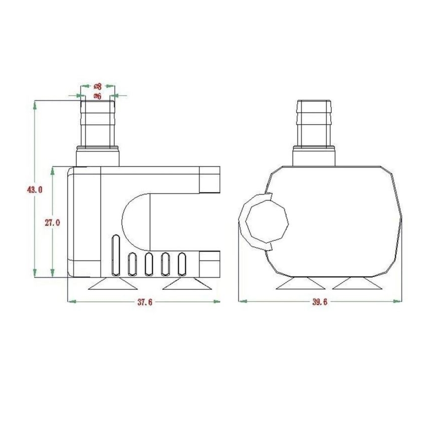 Sūknis 5-12V 200l/stundā