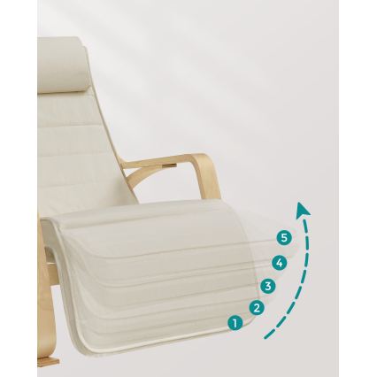 Šūpuļkrēsls RESTLY bēšs