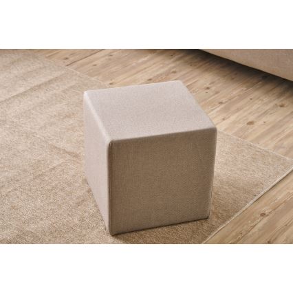 Taburete CUBI 40x40 cm bēša