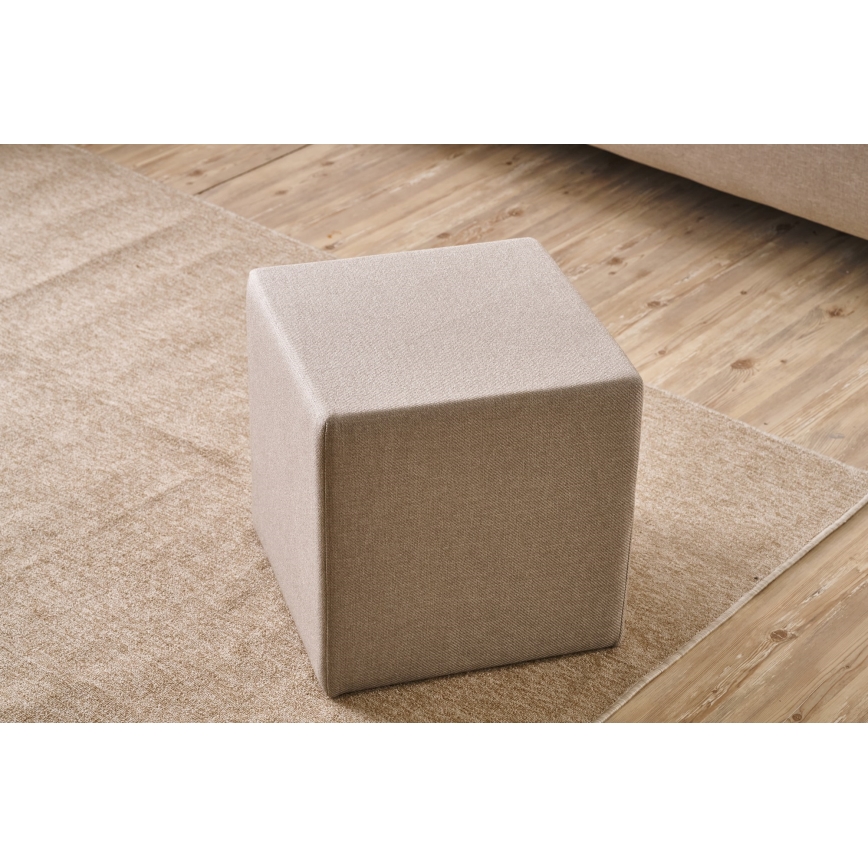 Taburete CUBI 40x40 cm bēša