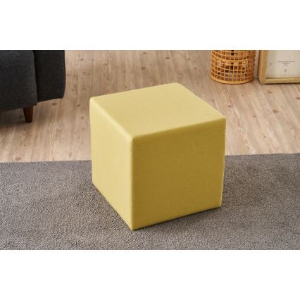 Taburete CUBI 40x40 cm dzeltena
