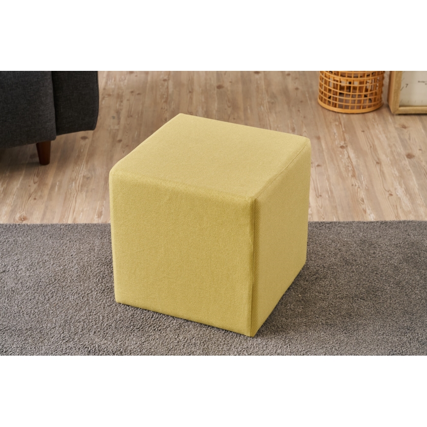 Taburete CUBI 40x40 cm dzeltena