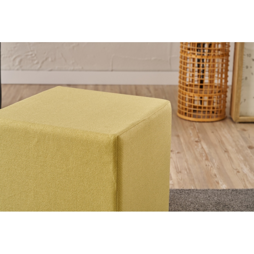 Taburete CUBI 40x40 cm dzeltena