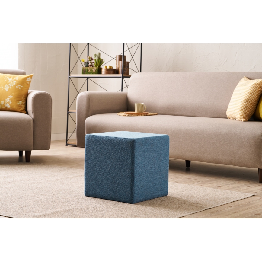 Taburete CUBI 40x40 cm zila