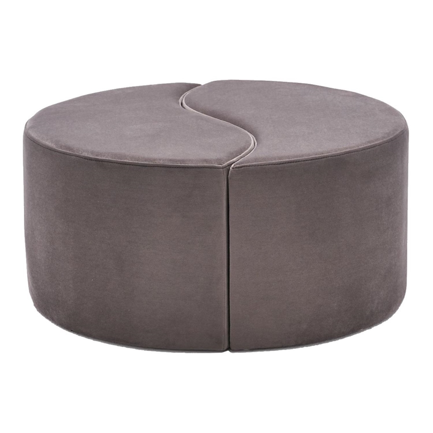 Taburete JING diametrs 80 cm brūna
