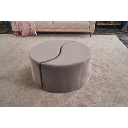 Taburete JING diametrs 80 cm brūna