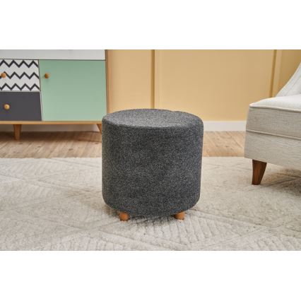 Taburete KIMA, diametrs 40 cm, antracīts