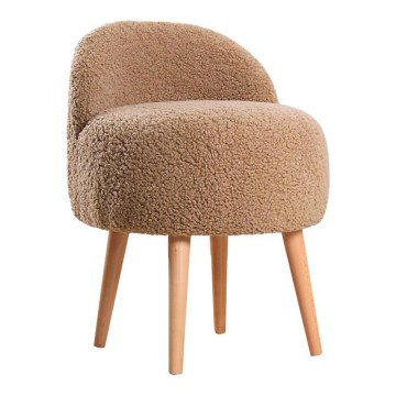 Taburete MIKI, diametrs 46 cm, brūna