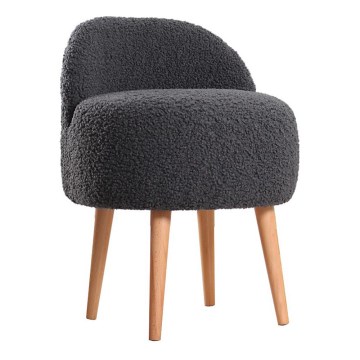 Taburete MIKI Ø 46 cm tumši pelēka