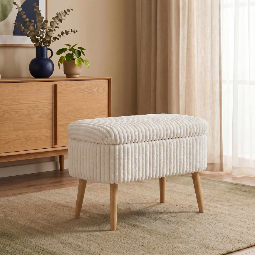 Taburete MOLIS 35x60 cm balta
