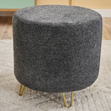 Taburete NANI Ø 40 cm antracīts