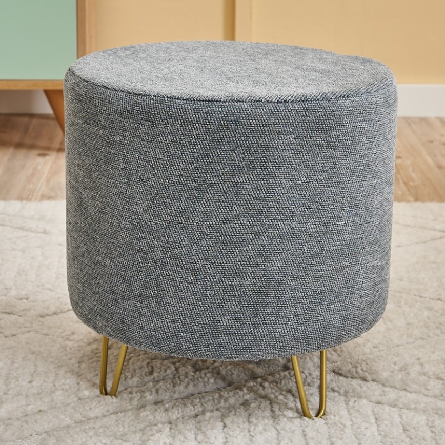 Taburete NANI, Ø 40 cm, pelēka