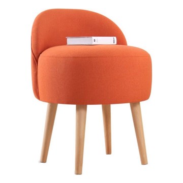 Taburete NIKI, Ø 46 cm, oranžā