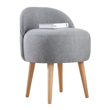 Taburete NIKI Ø 46 cm pelēka