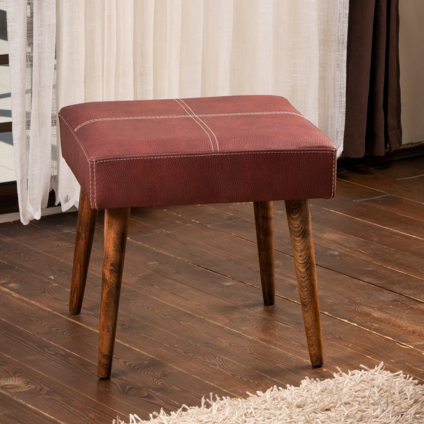 Taburete NUTO 46x46 cm sarkana
