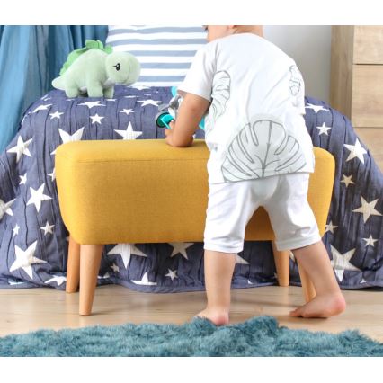 Taburete PIXI 32x61 cm dzeltena