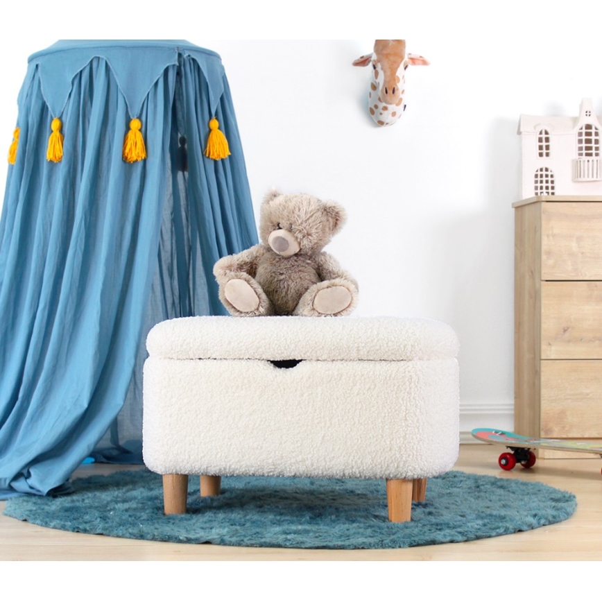 Taburete PIXI 37x61 cm balta
