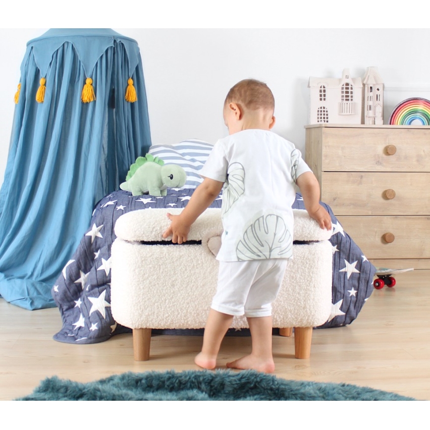 Taburete PIXI 37x61 cm balta