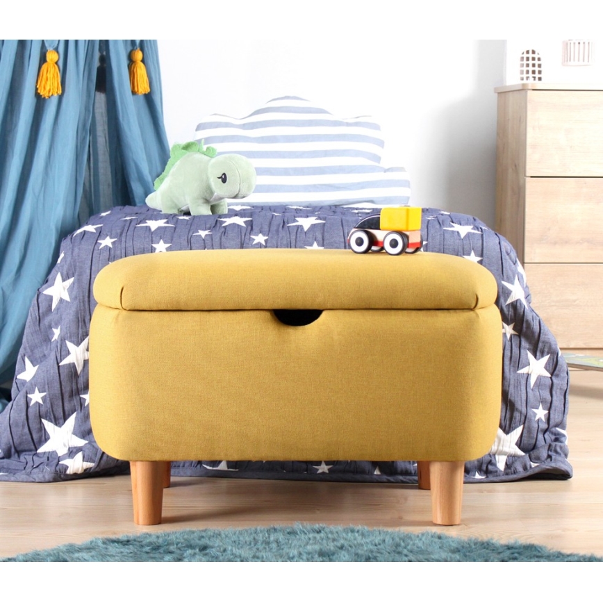 Taburete PIXI 37x61 cm dzeltena