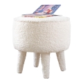 Taburete PIXI Ø 38 cm, balta
