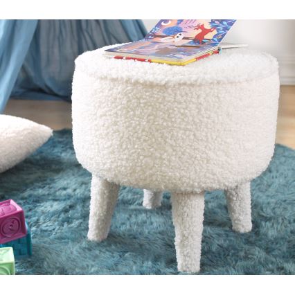 Taburete PIXI Ø 38 cm, balta