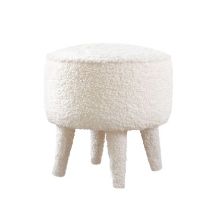 Taburete PIXI Ø 38 cm, balta