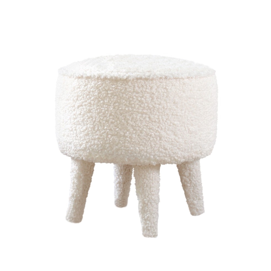 Taburete PIXI Ø 38 cm, balta