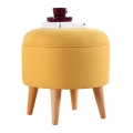 Taburete PIXI, Ø 40 cm, dzeltena
