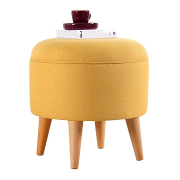 Taburete PIXI, Ø 40 cm, dzeltena