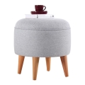Taburete PIXI Ø 40 cm, pelēka