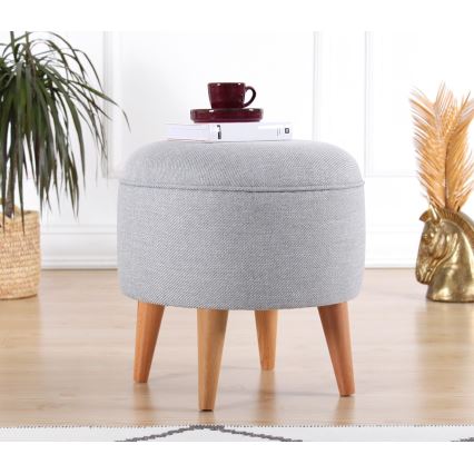 Taburete PIXI Ø 40 cm, pelēka
