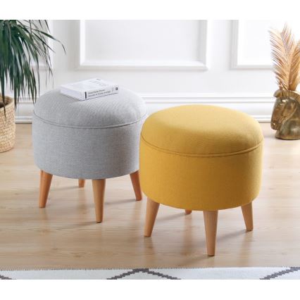 Taburete PIXI Ø 40 cm, pelēka