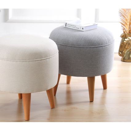 Taburete PIXI Ø 40 cm, pelēka