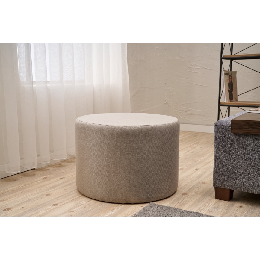 Taburete RABO Ø 58 cm bēša