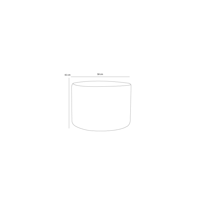 Taburete RABO Ø 58 cm, dzeltena