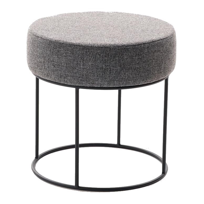 Taburete RELO, diametrs 40 cm, antracīts