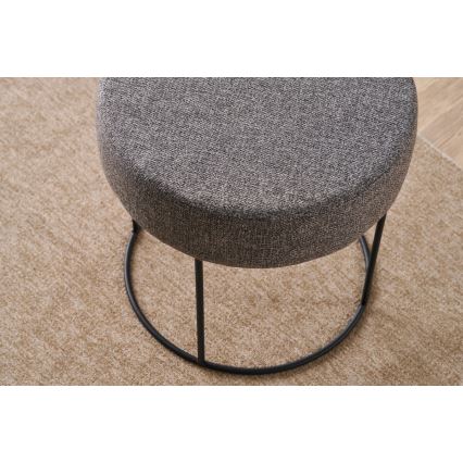 Taburete RELO, diametrs 40 cm, antracīts