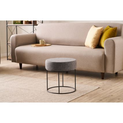 Taburete RELO, diametrs 40 cm, antracīts