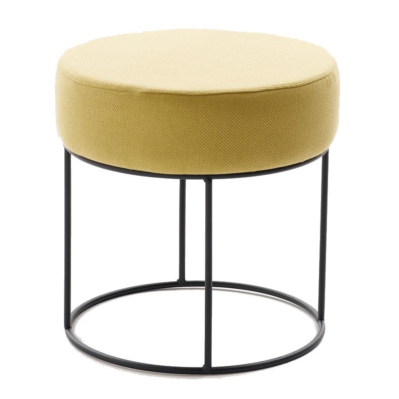 Taburete RELO, Ø 40 cm, dzeltena