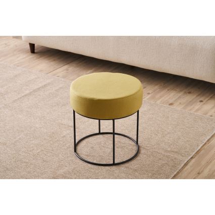 Taburete RELO, Ø 40 cm, dzeltena