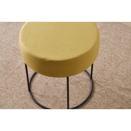 Taburete RELO, Ø 40 cm, dzeltena