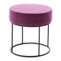Taburete RELO Ø 40 cm, rozā