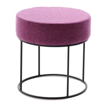 Taburete RELO Ø 40 cm, rozā